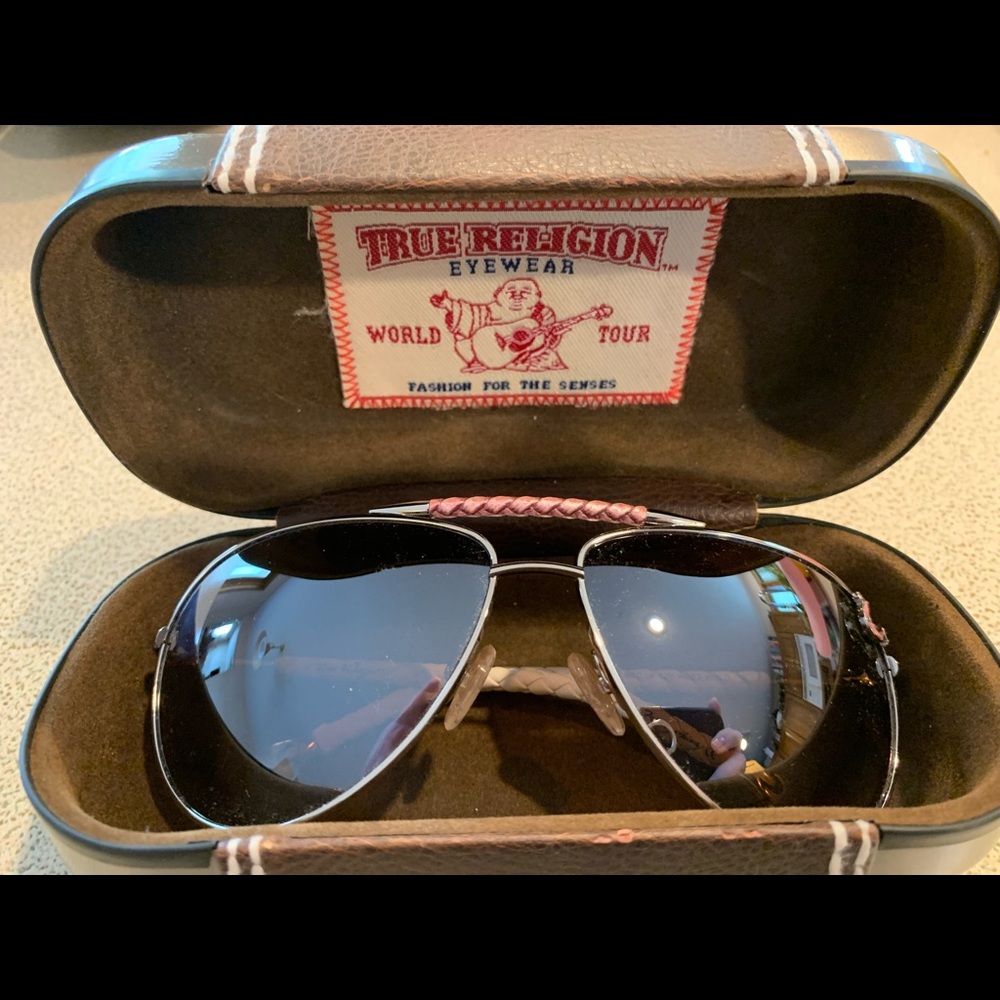 True Religion Aviator Sunglasses